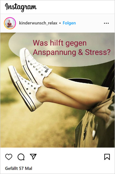 Hilfe bei Anspannung und Stress und weitere Kinderwunsch-Tipps