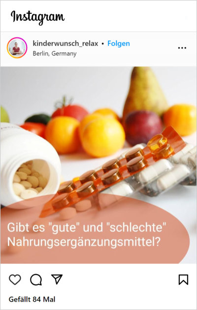Infos zur Nahrungsergänzung und viele weitere Kinderwunsch-Tipps
