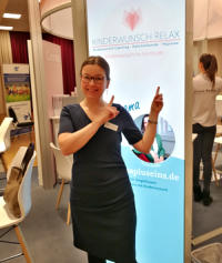 Kathrin Steinke auf der Messe Kinderwunsch-Tage 2020 in Berlin